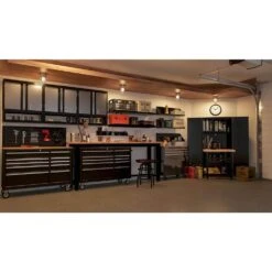 Husky Steel Garage Wall Shelf In Red (24 In. W X 9 In. H X 9 In. D) 7 Husky Steel Garage Wall Shelf In Red (24 In. W X 9 In. H X 9 In. D) -Husky Shop red husky garage wall shelving g2400asr us 4f 1000