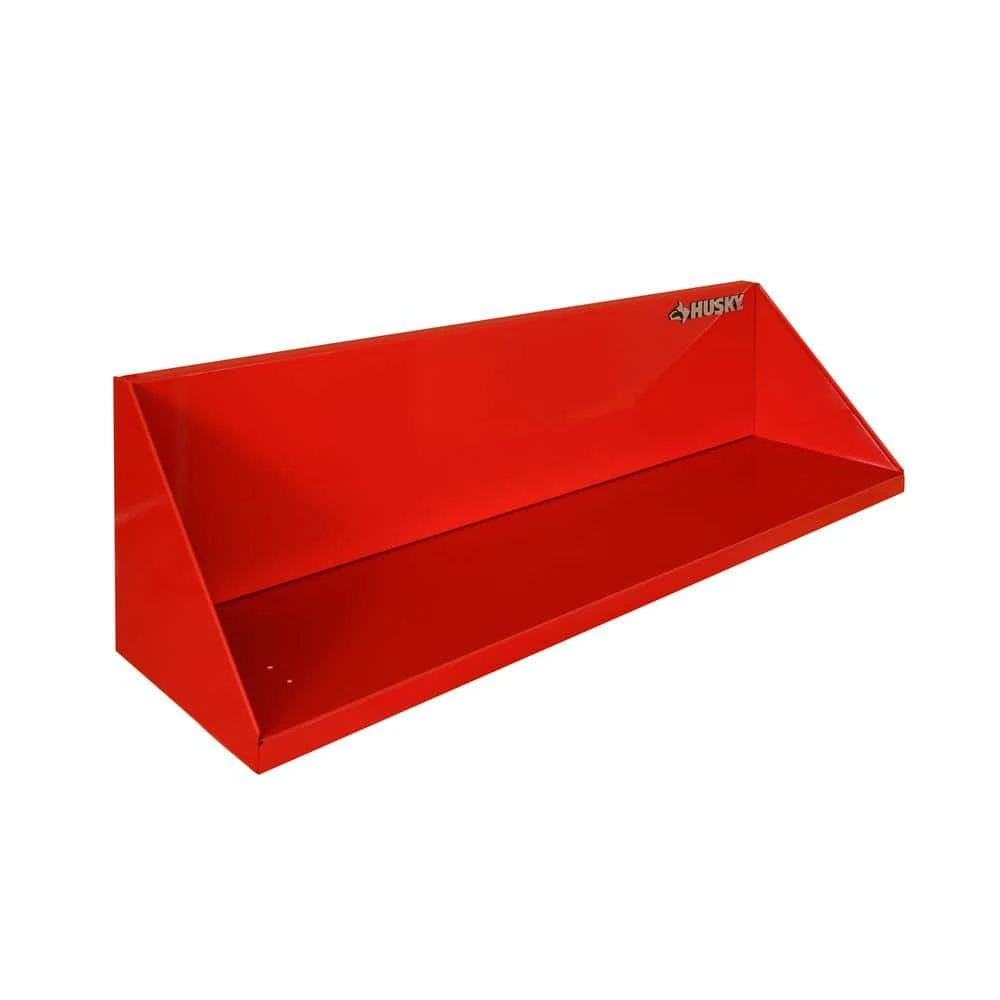 Husky Steel Garage Wall Shelf In Red (24 In. W X 9 In. H X 9 In. D) 2 Husky Steel Garage Wall Shelf In Red (24 In. W X 9 In. H X 9 In. D) - Image 2