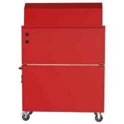 Husky Modular Tool Storage 52 In. W Standard Duty Red Mobile Workbench Cabinet With 8-Drawer Top Tool Chest -Husky Shop red husky mobile workbenches h52modsuite1red 66 1000