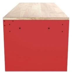 Husky Modular Tool Storage 52 In. W X 20 In. D Standard Duty Red Mobile Workbench Cabinet -Husky Shop red husky mobile workbenches h52mwc10modred 1f 1000