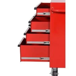 Husky Standard Duty 42 In. 8-Drawer Red Rolling Tool Cabinet -Husky Shop red husky tool cabinets h42tr8red 76 1000