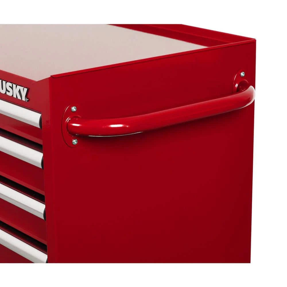 Husky Tool Storage 27 In. W X 18 In. D Standard Duty Red Rolling Tool Chest Combo 10 Husky Tool Storage 27 In. W X 18 In. D Standard Duty Red Rolling Tool Chest Combo - Image 10