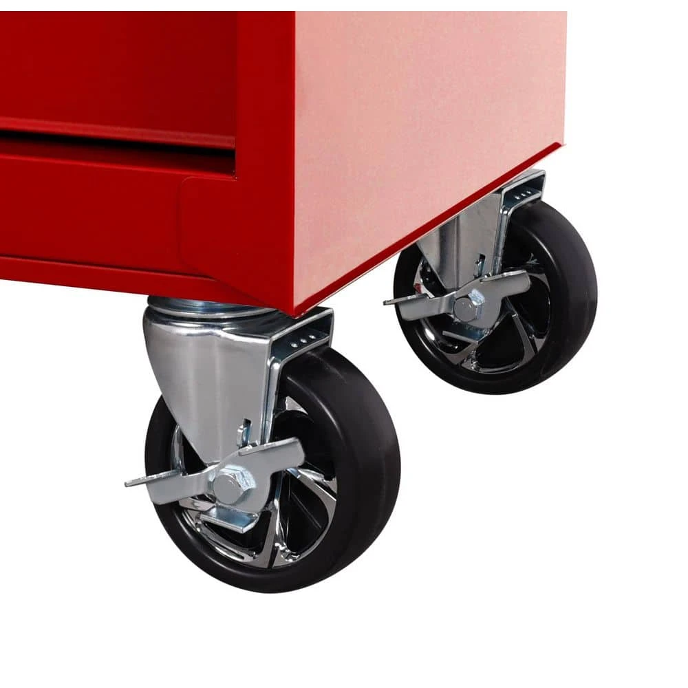Husky Tool Storage 27 In. W X 18 In. D Standard Duty Red Rolling Tool Chest Combo 12 Husky Tool Storage 27 In. W X 18 In. D Standard Duty Red Rolling Tool Chest Combo - Image 12