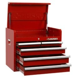 Husky 26 In. W X 16 In. D 5-Drawer Red Top Tool Chest -Husky Shop red husky top tool chests h26ch5red 40 1000
