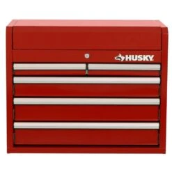 Husky 26 In. W X 16 In. D 5-Drawer Red Top Tool Chest -Husky Shop red husky top tool chests h26ch5red 66 1000