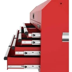 Husky Modular Tool Storage 52 In. W X 16 In. D Standard Duty Red Top Tool Chest -Husky Shop red husky top tool chests h52ch8modred 1f 1000
