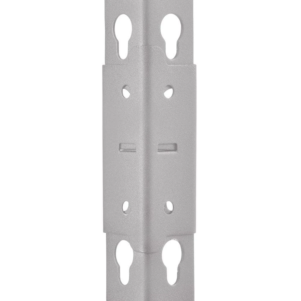 Husky 4-Tier Heavy Duty Steel Garage Storage Shelving Unit In Silver (36 In. W X 72 In. H X 18 In. D) 9 Husky 4-Tier Heavy Duty Steel Garage Storage Shelving Unit In Silver (36 In. W X 72 In. H X 18 In. D) - Image 9