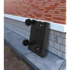 Husky 38 In. W All-Terrain Folding Tool Cart -Husky Shop textured black husky tool carts h38foldcart 76 1000