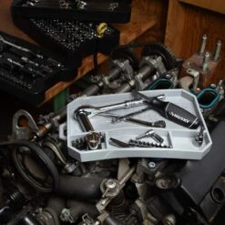 Husky 11.25 In. X 7.5 In. Silicone Tool Holder Mat -Husky Shop tool storage accessories hstmat 31 1000