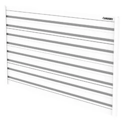 Husky 4-Panel Pack With Trim For Garage Slat Wall System -Husky Shop white husky slatwall panels 80236hwpk 1f 1000